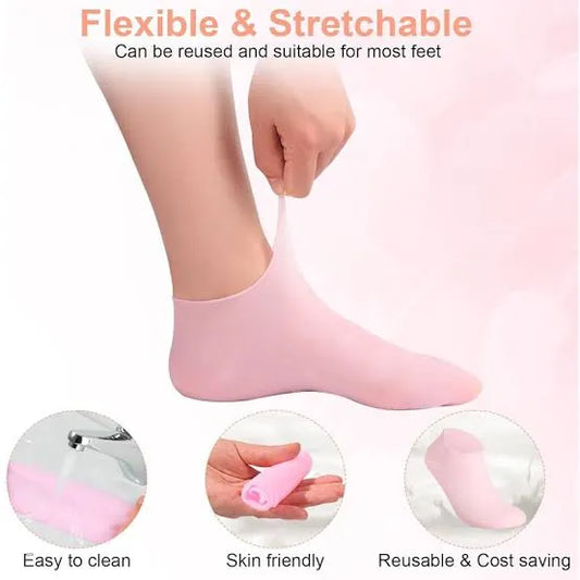 Moisturizing Spa Gel Socks | Silicon Socks